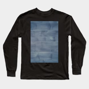 Blue wood background Long Sleeve T-Shirt